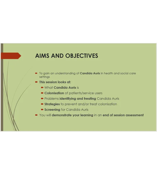 Candida Auris Awareness Training Resources