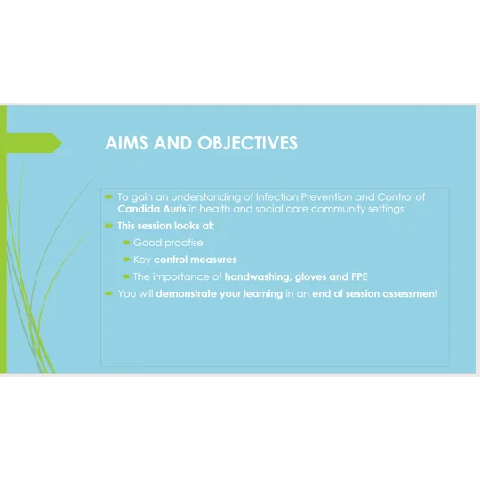 Candida Auris Awareness Training Resources