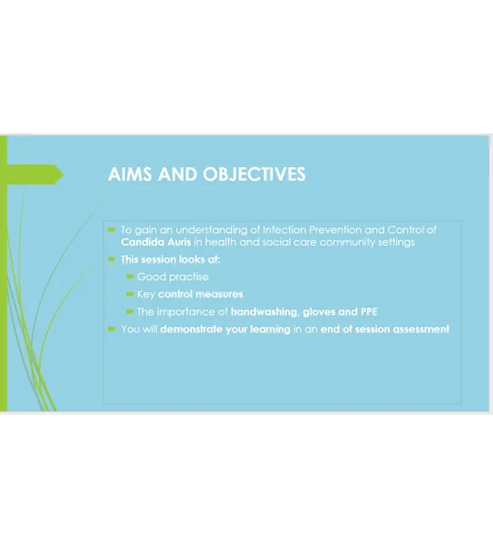 Candida Auris Awareness Training Resources