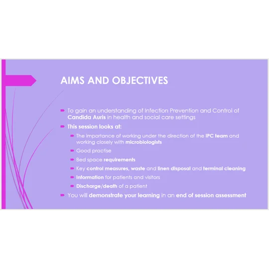 Candida Auris Awareness Training Resources