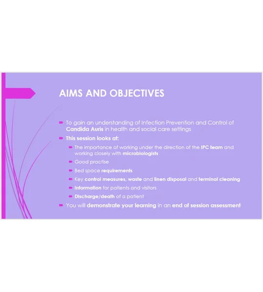 Candida Auris Awareness Training Resources