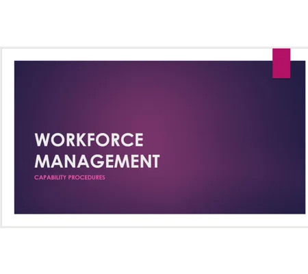 Capability Procedures Training Resources
