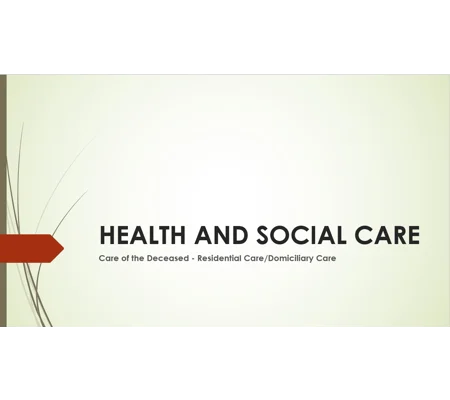 Care of the Deceased and Personal Care after Death Training Resources