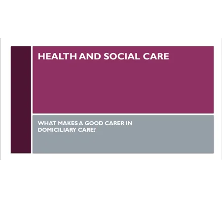 Carer Qualities Domiciliary Care Training Resources
