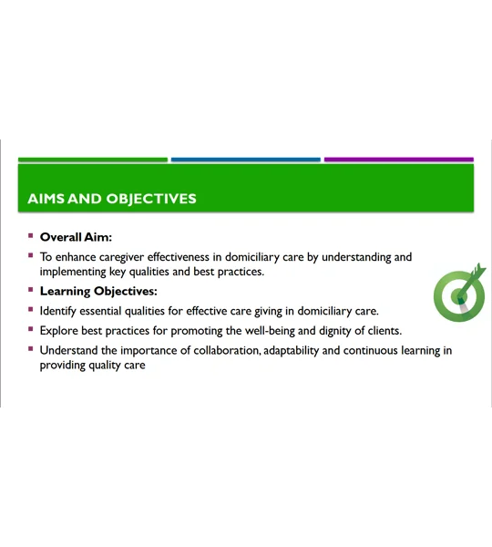 Carer Qualities Domiciliary Care Training Resources