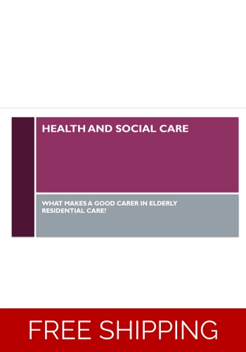 Residential Care - Carer Qualities Residential Care (Elderly)