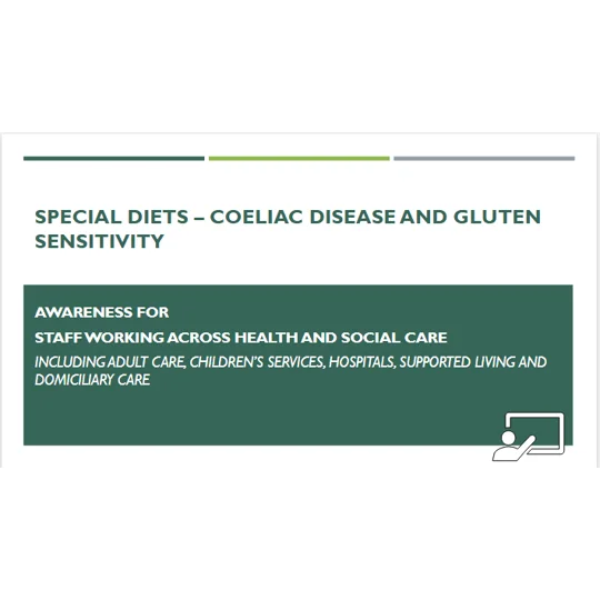 CD and Non CD Gluten Sensitivity Special Diets All Settings Training Resources