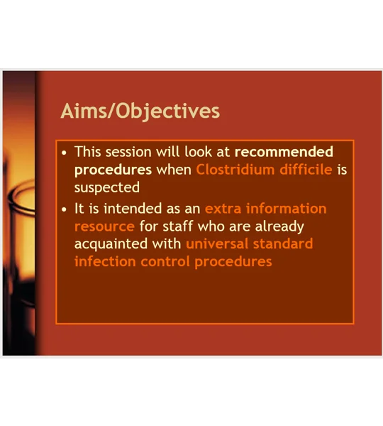 Clostridium Diff & MRSA Awareness Training Resources