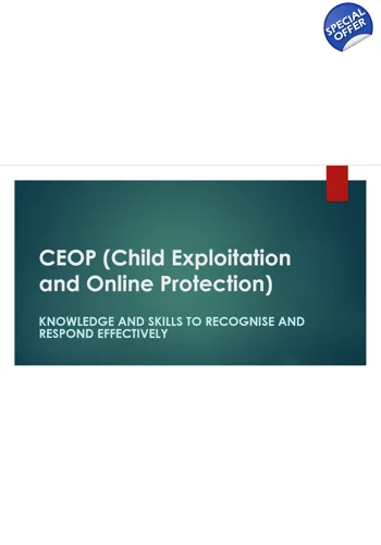 Child Exploitation Online CEOP Training Resources