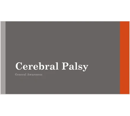 Cerebral Palsy Awareness Training Resources