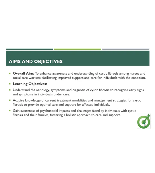Cystic Fibrosis Awareness Training Resources