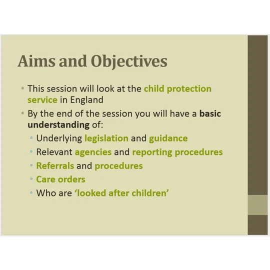 Child Protection Training Resources