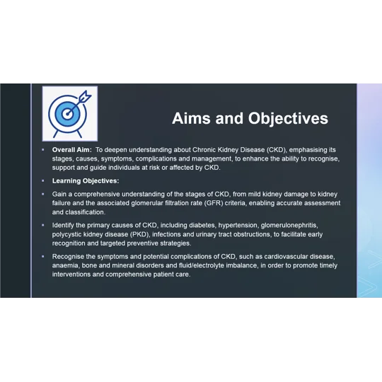 Chronic Kidney Disease Awareness Training Resources