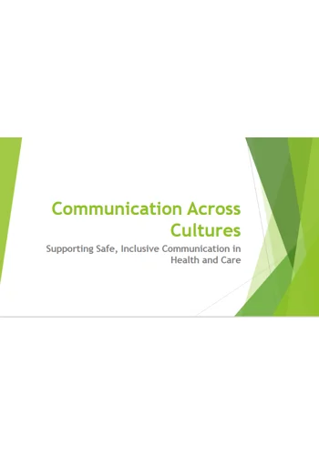 Communication Across Cultures Training Resources