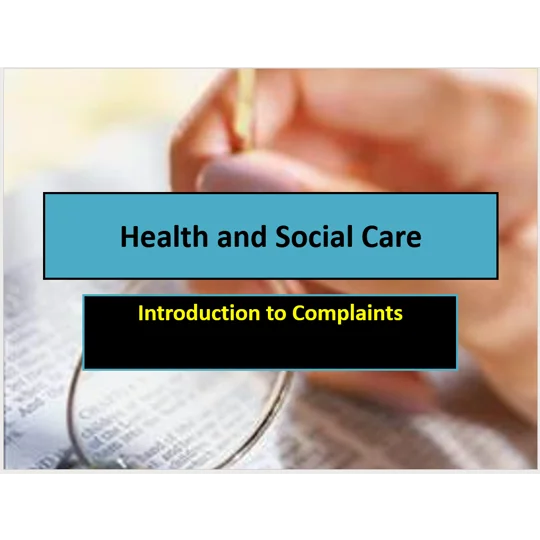 Complaints Awareness Management and Procedures Training Resources