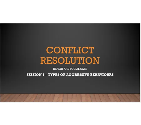 Conflict Resolution Training Resources