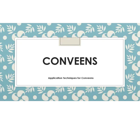 Conveens - Application Techniques Training Resources