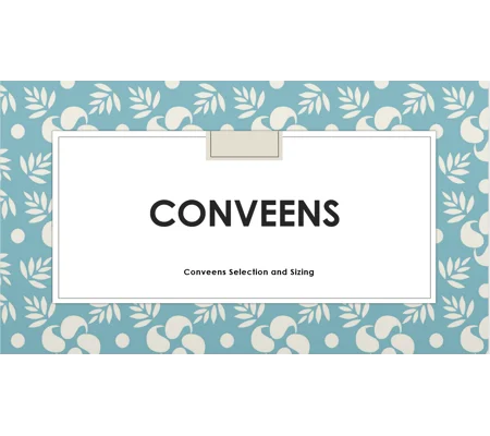 Conveens - Selection and Sizing Training Resources