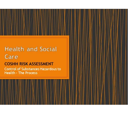 COSHH Risk Assessment Training Resources