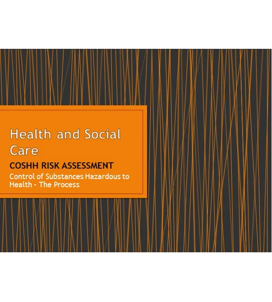 COSHH Risk Assessment Training Resources