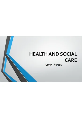 CPAP Therapy Awareness Training Resources