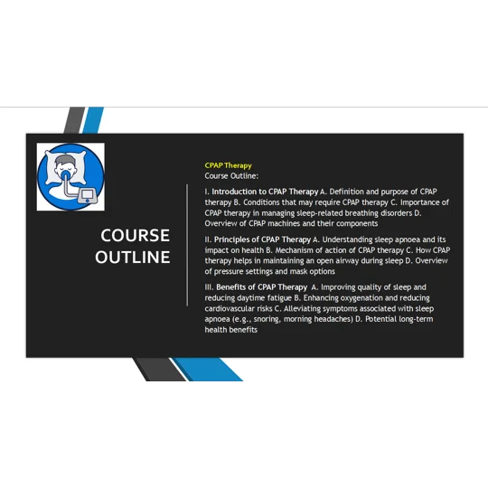 CPAP Therapy Awareness Training Resources