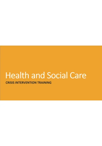Crisis Intervention Training Resources