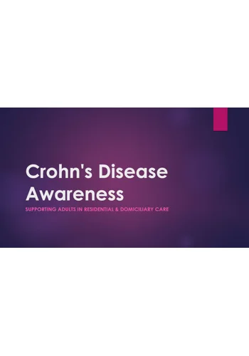 Crohn's Disease Awareness Training Resources