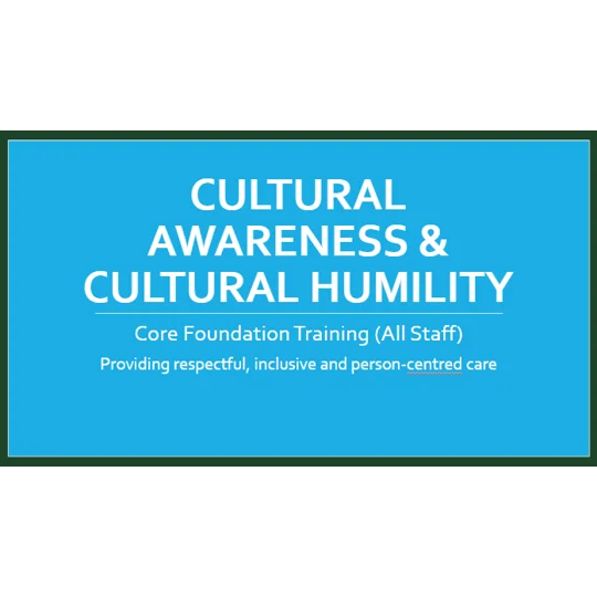 Cultural Awareness & Cultural Humility Training Resources