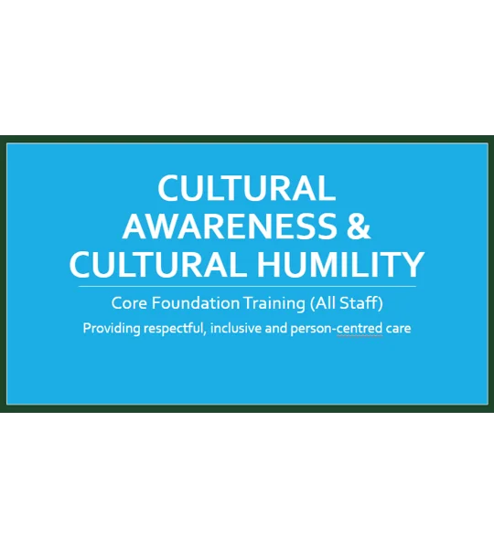 Cultural Awareness & Cultural Humility Training Resources