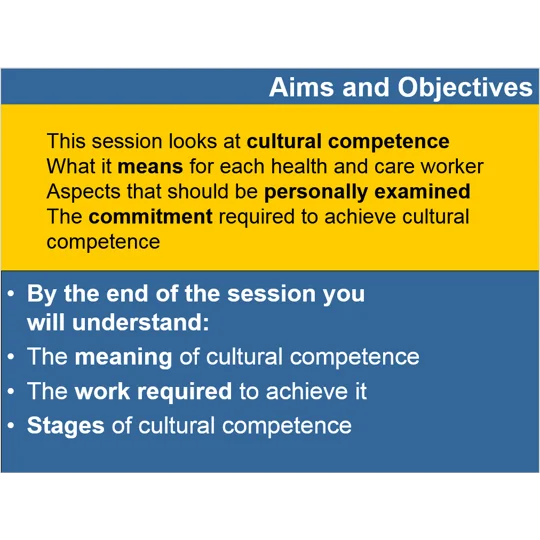 Cultural Competence Awareness Training Resources