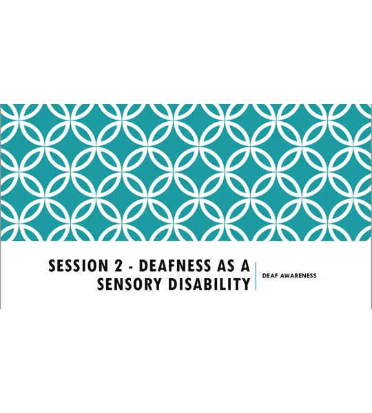 Deaf Awareness Training Resources