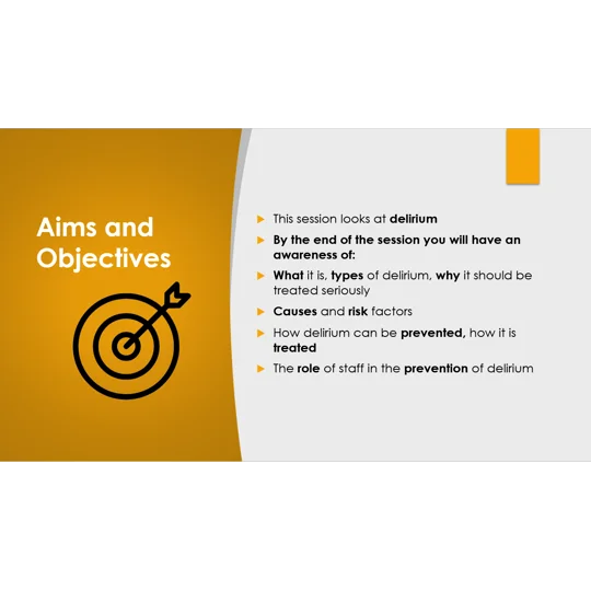 Delirium Awareness Training Resources