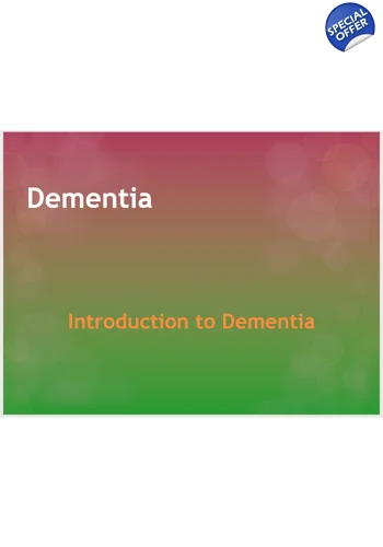 Dementia Awareness Training Resources