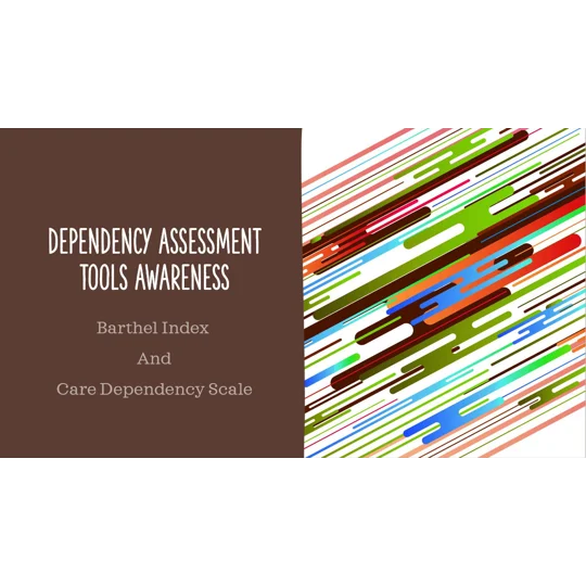 Care Planning Dependency Assessment Tools Training Resources