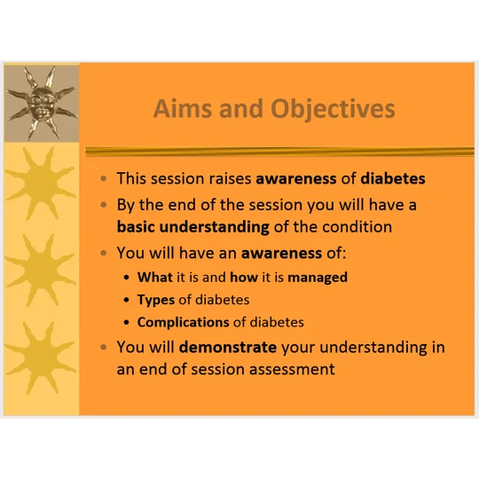 Diabetes Awareness Training Resources