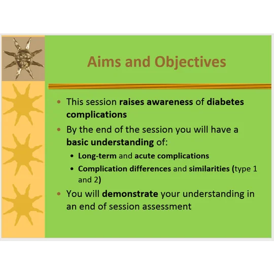Diabetes Awareness Training Resources