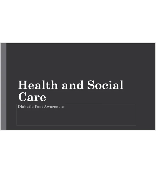 Diabetic Foot & Ulcers Awareness and Clinical Wound Care Training Resources