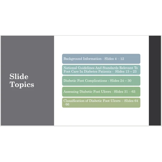 Diabetic Foot & Ulcers Awareness and Clinical Wound Care Training Resources