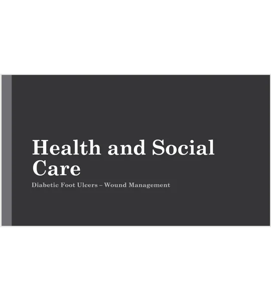 Diabetic Foot & Ulcers Awareness and Clinical Wound Care Training Resources