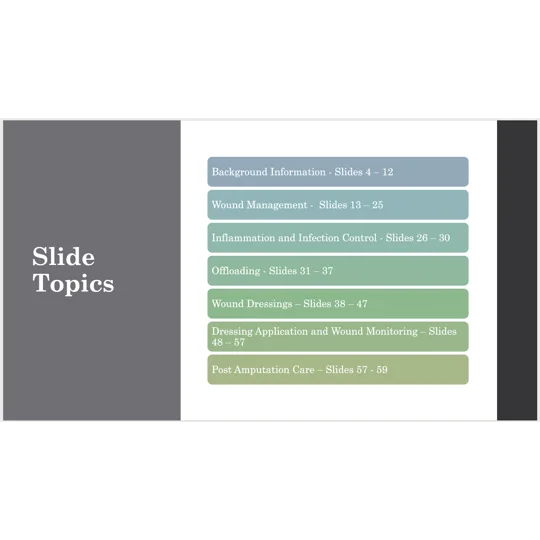 Diabetic Foot & Ulcers Awareness and Clinical Wound Care Training Resources