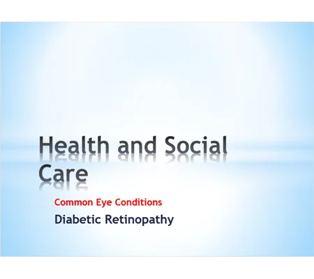 Diabetic Retinopathy Awareness Training Resources
