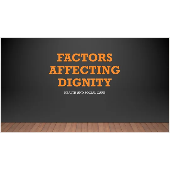 Dignity Awareness Training Resources