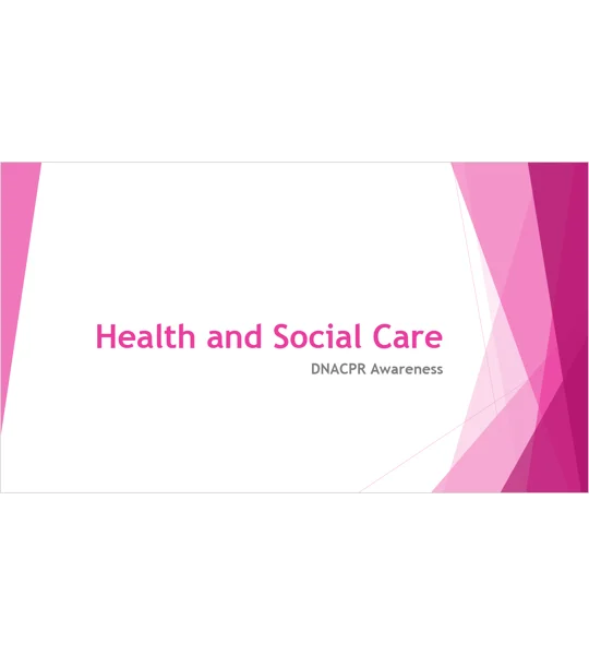 DNACPR Awareness Training Resources