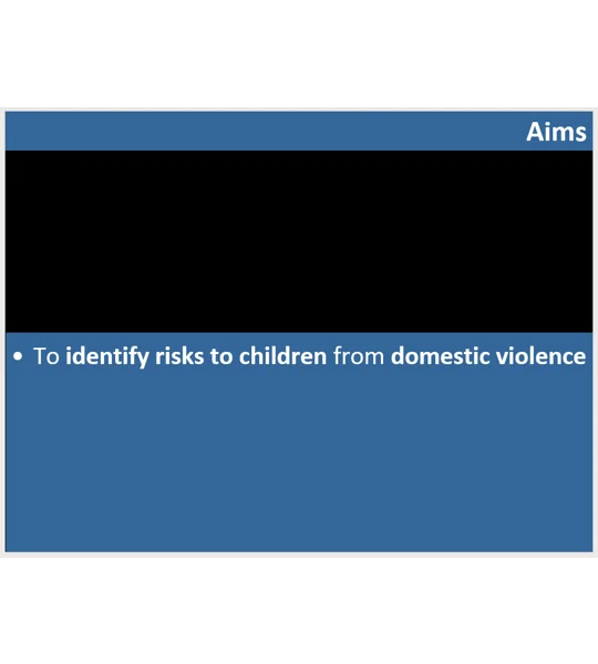 Domestic Violence Awareness Training Resources