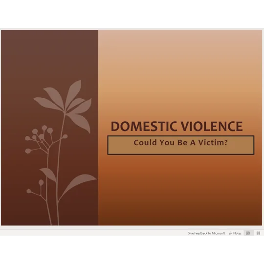Domestic Violence Awareness Training Resources