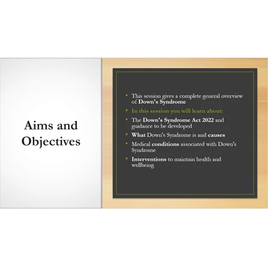 Down's Syndrome Awareness Training Resources