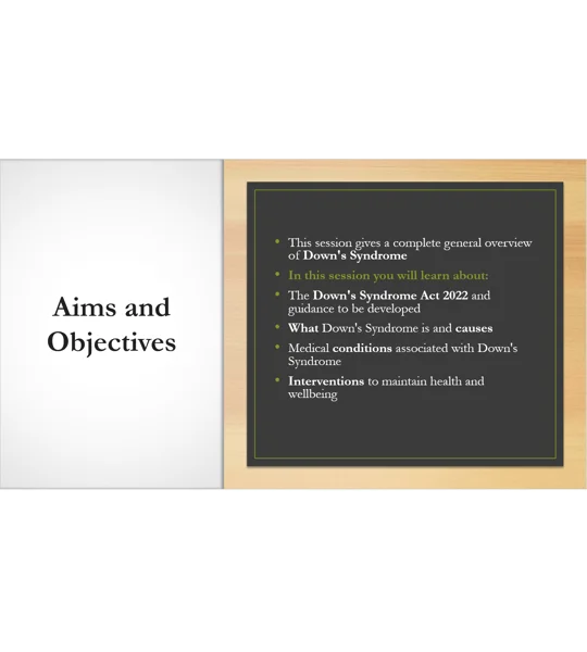Down's Syndrome Awareness Training Resources