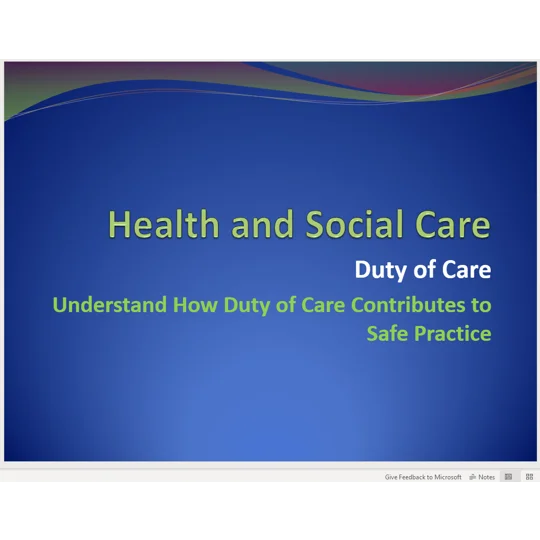 Duty of Care Awareness Training Resources