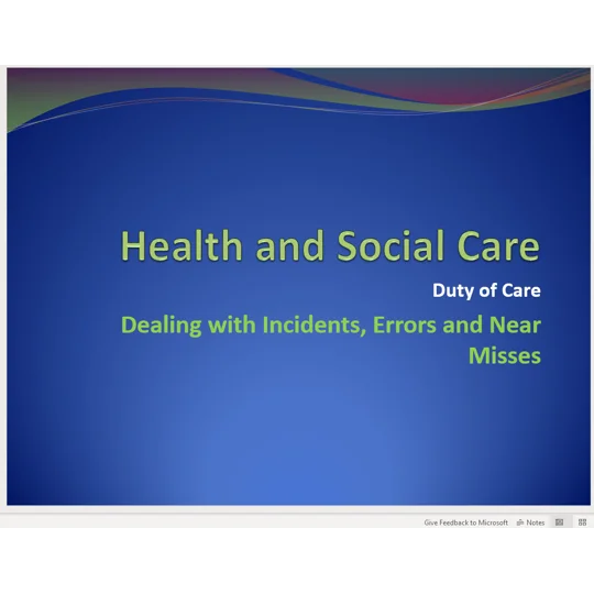 Duty of Care Awareness Training Resources